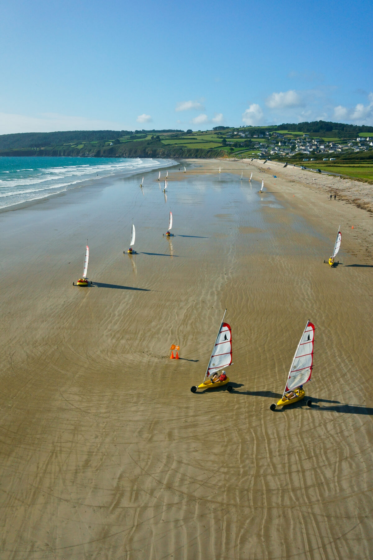 Char à voile sur la plage Extreme Sports Bike